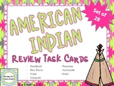 American Indian Review Task Cards - Set of 28 Hopi Inuit P