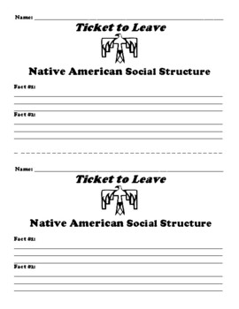 Native American Social Structure 