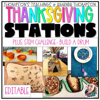 Preview of Thanksgiving Centers | STEM CHALLENGE