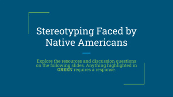 Preview of Native American Stereotypes- Absolutely True Diary of a Part-Time Indian