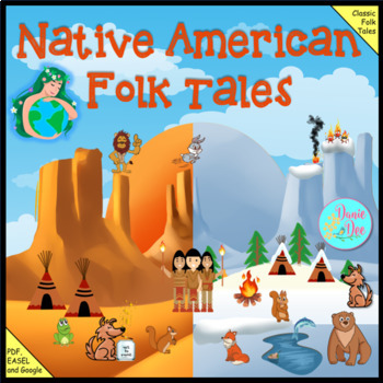 Preview of Native American Stories and Folktales Reading Comprehension Bundle