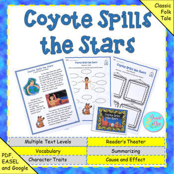 Preview of Native American Story: "Coyote Spills the Stars" (Print and Digital)