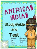 American Indian Study Guide & Test Hopi Inuit Seminole Kwa