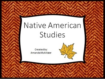 Preview of Native American Study and Research Project