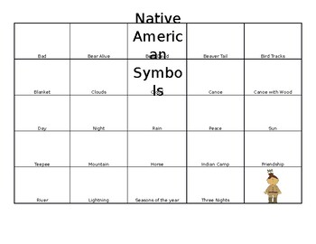 native american symbols for kids printables