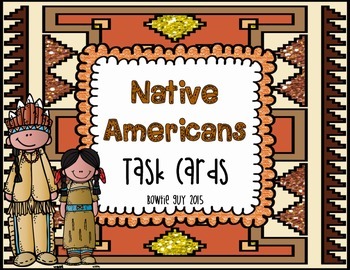 Preview of Native American Task Cards {Scoot}