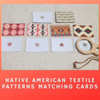 Preview of Native American Textile Matching Cards