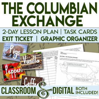 Preview of Native American The Columbian Exchange Jigsaw Activity Distance Learning