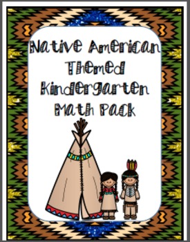 Preview of Native American Themed Math Bundle
