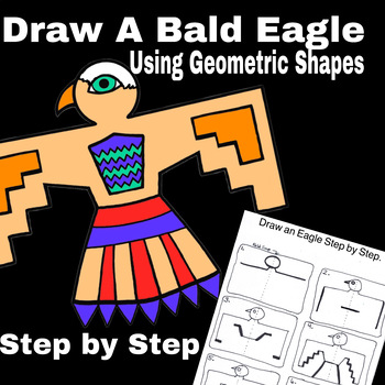 Preview of Native American Art: How to Draw A Geometric Eagle Step-by-step