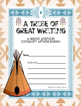 Preview of Native American Tribe Expository Writing Book