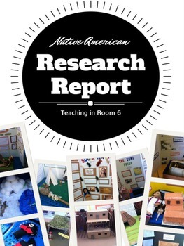 Preview of Native American Tribe Research Report Project {NO PREP}