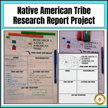 Preview of Native American Tribe Research Report Project  (NON PREP)