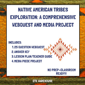 Preview of Native American Tribes Exploration: A Comprehensive Webquest and Media Project