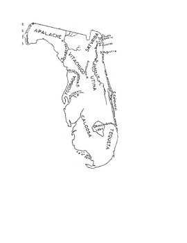 american indians map outline