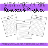 Native American Tribes Research Project