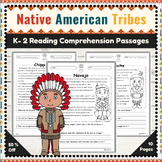 Native American Tribes Studies :K-2 Reading Comprehension 