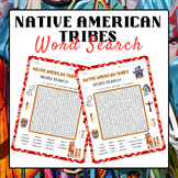 Native American Tribes Word Search Puzzle | Native America