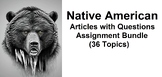 Native American Unit Assignment Bundle (36 PDF Assignments)