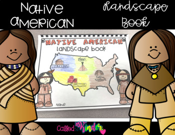 Preview of Native American Unit Landscape Book Craft