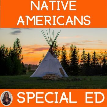 Preview of Native American Unit for Special Education Native American Heritage Month