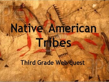 Preview of Native American Webquest - Third Grade