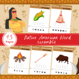 Native American Word Scramble Game | 2022 American Indian 