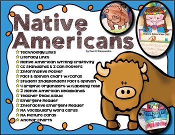Preview of Native American Writing and Craft Unit ~ Vocabulary ~ Graphic Organizers