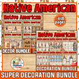 Native American heritage month Bulletin board Bundle | cla