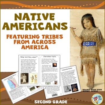 Preview of Native Americans, 2nd Grade- Print and Digital