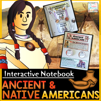 Preview of Native Americans History Interactive Notebook Tribes Navajo Heritage Month