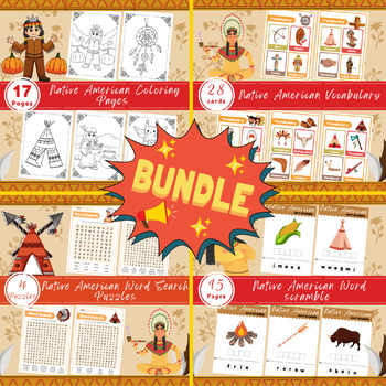 Preview of Native Americans BUNDLE | Activities for 2022 Native American Heritage Day