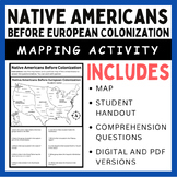 Native Americans Before European Colonization: Mapping Activity