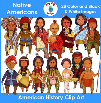 Preview of Native Americans Clip Art
