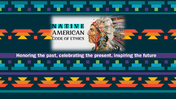 Preview of Native Americans - Code of Ethics (with a freebie)