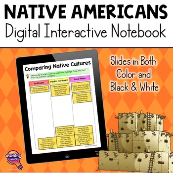 Preview of Native Americans DIGITAL Interactive Notebook American History