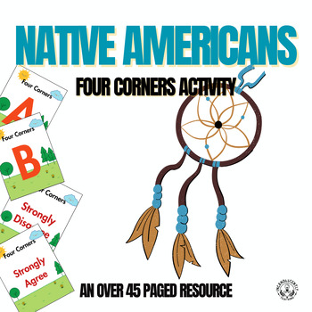 Preview of Native Americans Four Corners Activity: Grades 5-12