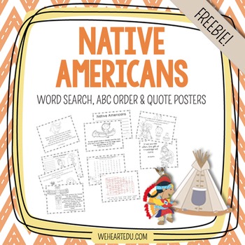 Preview of Native Americans Free