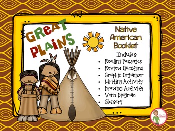 Preview of Native Americans - Great Plains Booklet - Distance Learning