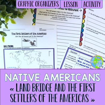 Preview of Native Americans - Land Bridge and the First Settlers of the Americas