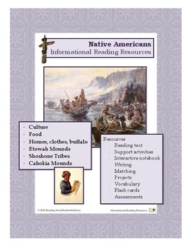 Preview of Native Americans 00 - Bundled Unit - Distance Learning