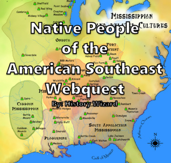Preview of Native Americans: Native People of the American Southeast Webquest