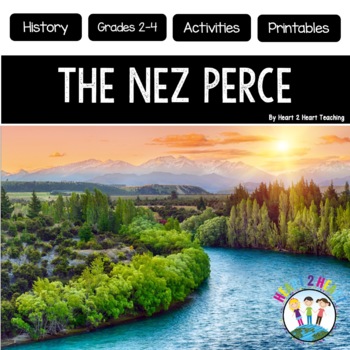 Preview of Nez Perce Native Americans Informational Text Reading Comprehension Worksheets