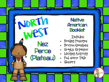 Preview of Native Americans - Northwest Plateau - Nez Perce Booklet - Distance Learning