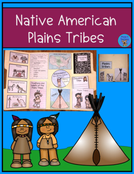 Preview of Native American Lapbook/Interactive Notebook - Plains Tribes