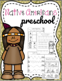 Native Americans Preschool Printables
