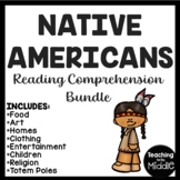 Native Americans Informational Text Reading Comprehension 
