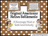 Indigenous Americans Native Settlement North America Task 