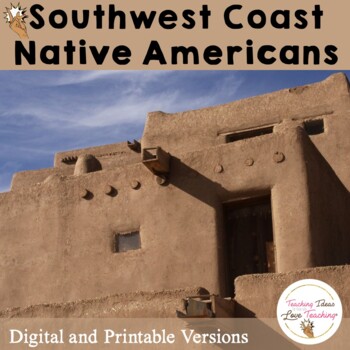 Preview of Southwest Coast Native American Lessons, Activities and Pop Up Book