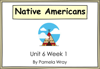 Preview of Native Americans Supplementary Unit |K Knowledge Unit 6 (CKLA ALIGNED)